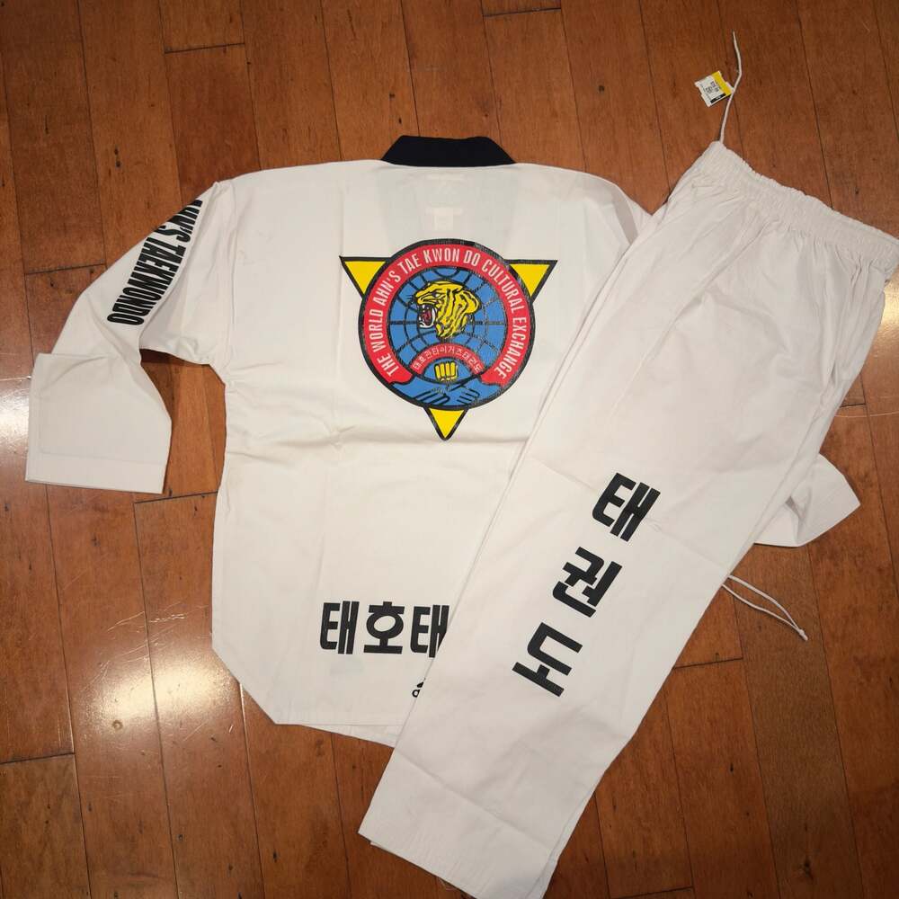 Adidas Ahn's Taekwondo Uniform Dobok with Tiger Patch Size 3 (170cm)